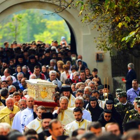 Aducerea Moaștelor Sfântului Constantin Brâncoveanu la Hurezi